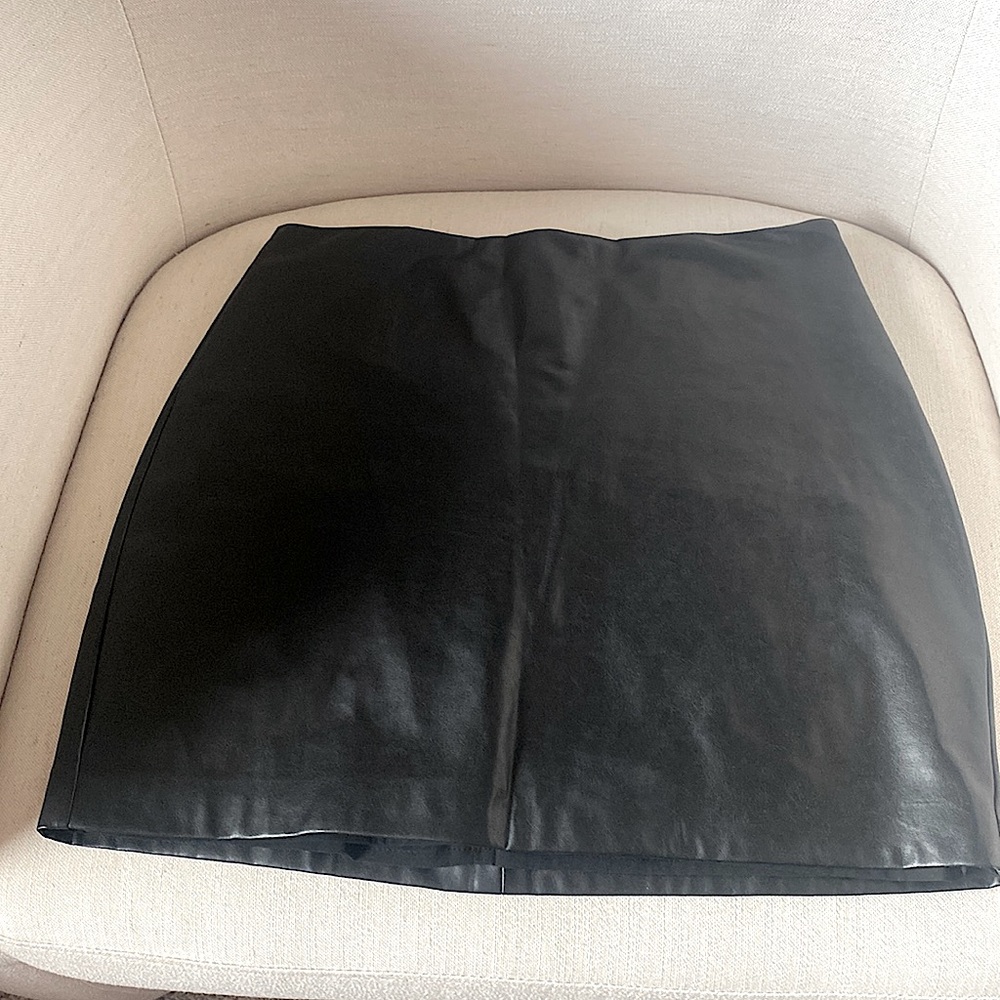 Aritzia Wilfred Faux Leather Mini Skirt